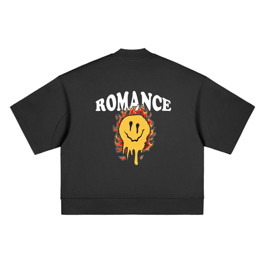 Heavyweight Oversized Mock Neck T-shirt